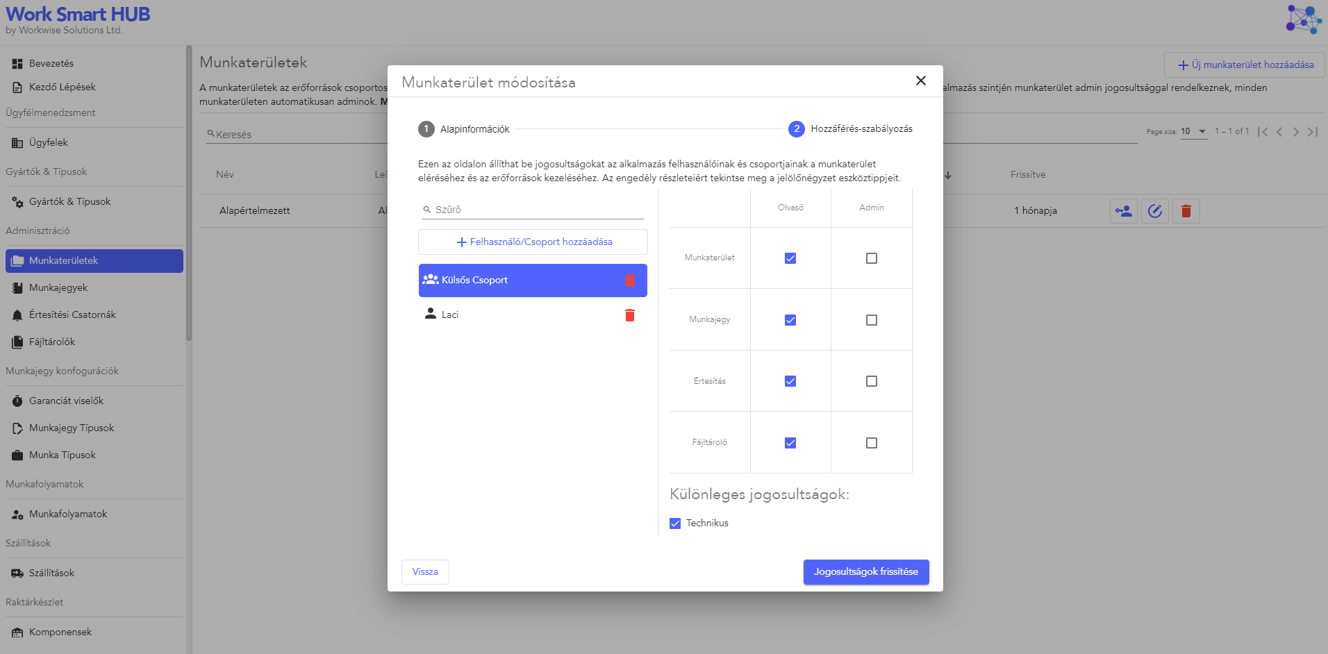 Workspaces & Permissions